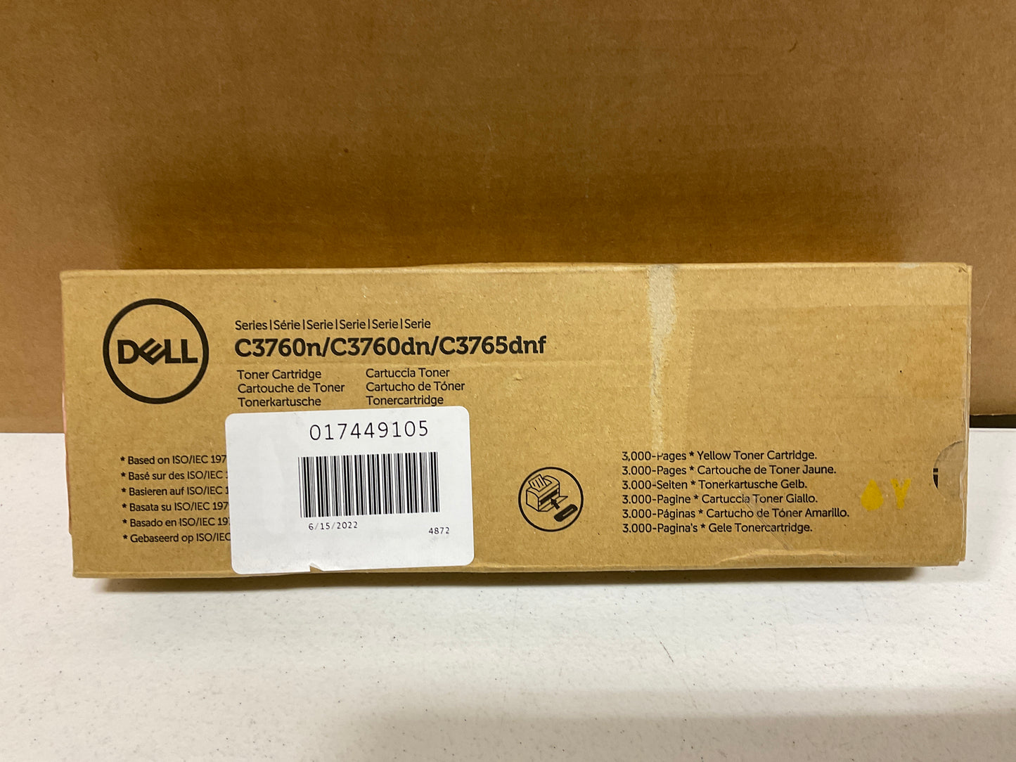 Dell-Yellow-Toner-Cartridge--C3760-Series-