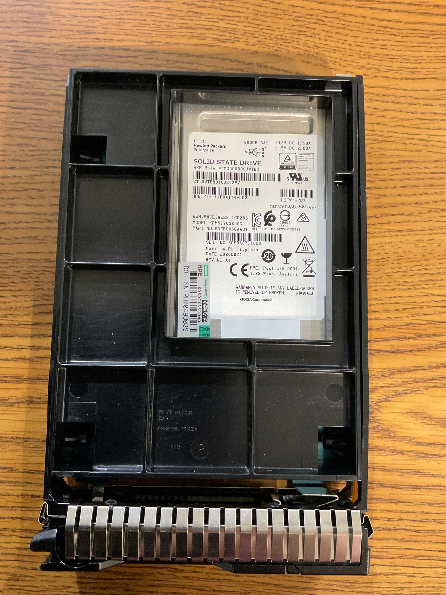 HPE-800GB-Mixed-Use-SAS3-SSD-Drive--Gen10-LFF-Hot-Swap-