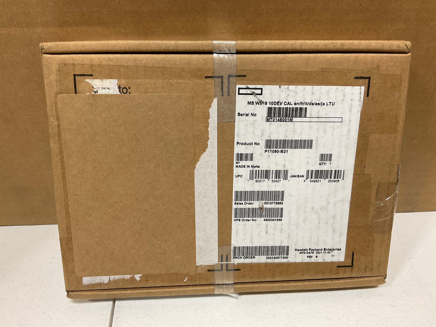 HPE-Microsoft-Windows-Server-2019--10-CAL-