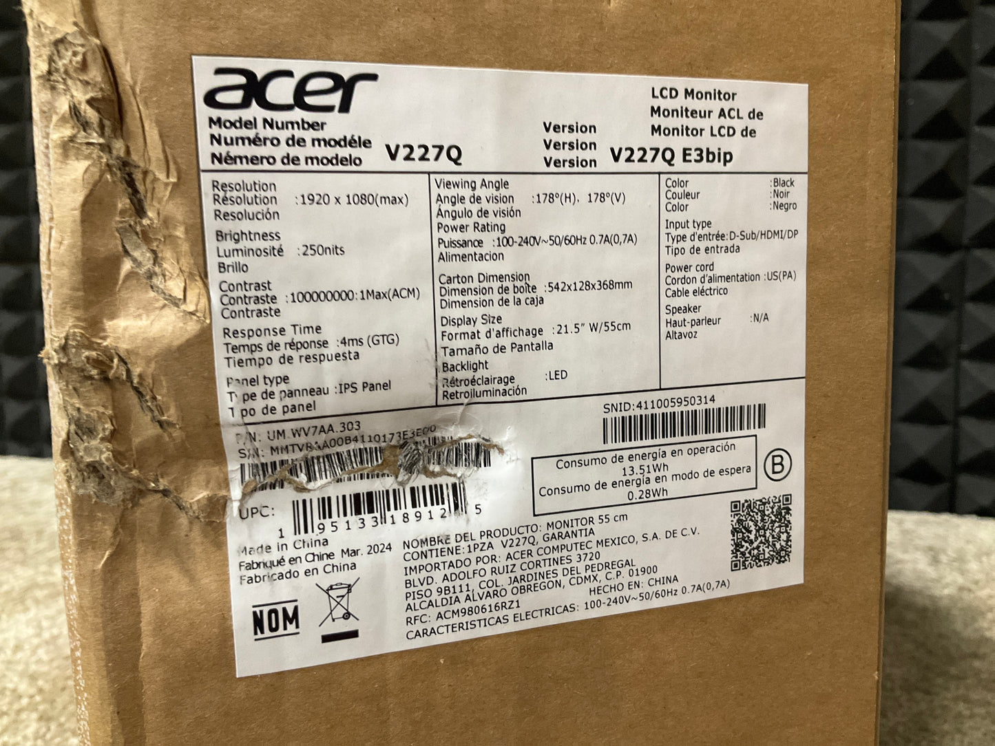 Acer-V227Q-E3bip-21-5--LED-LCD-Monitor--1080p-