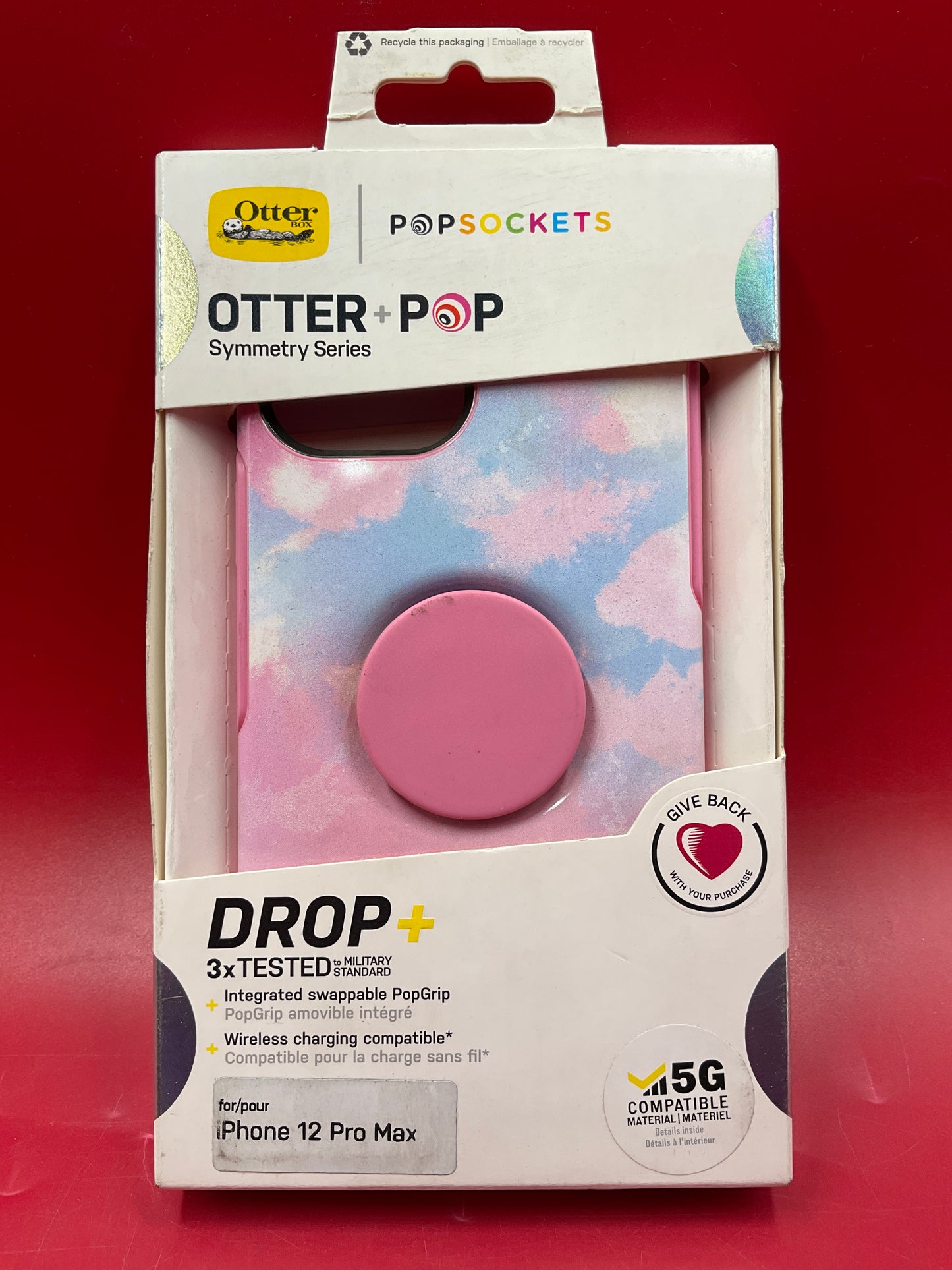 Otterbox---Pop-Symmetry-Series-Protective-Case--Apple-iPhone-12---pink-tie-dye-