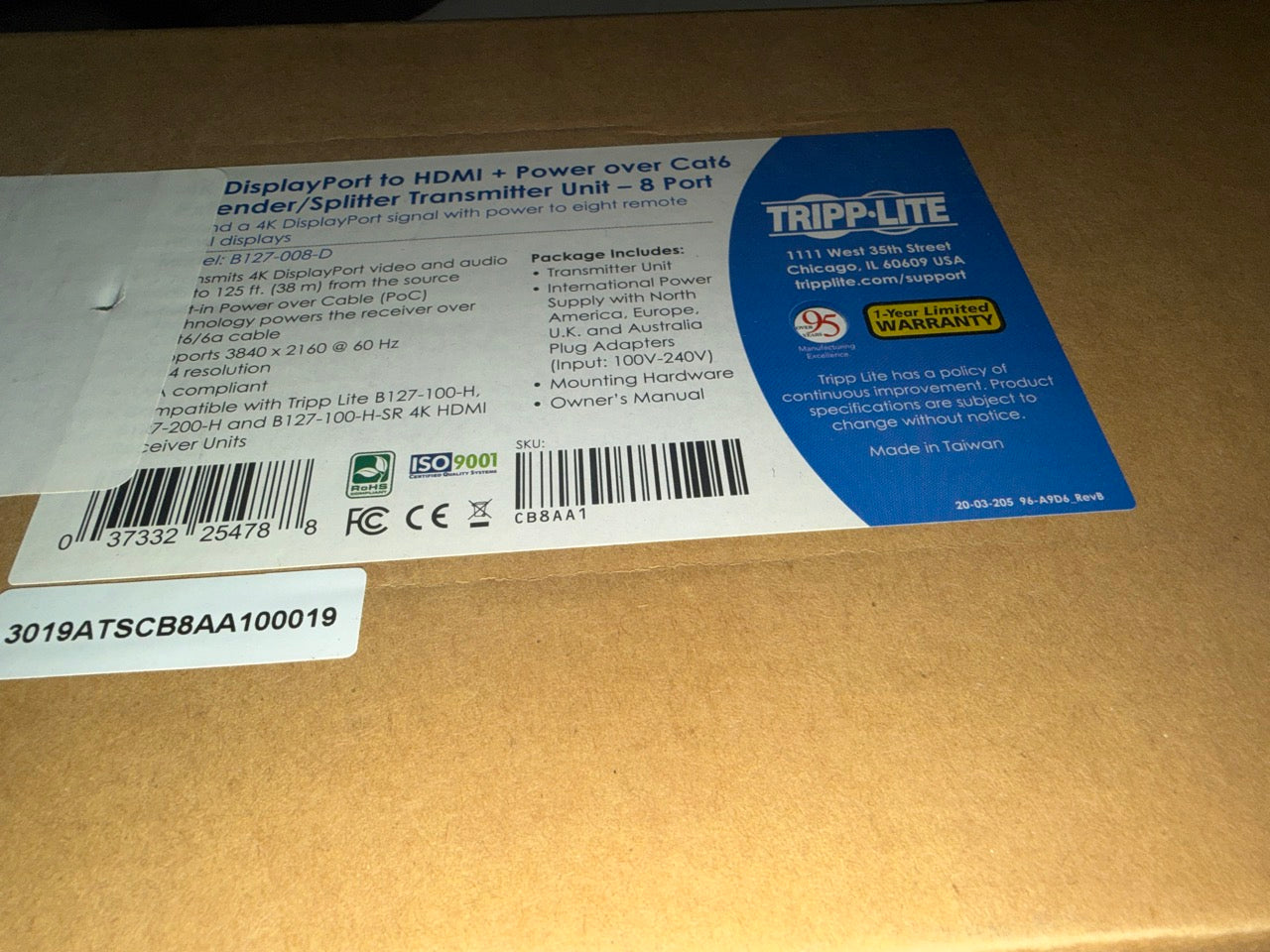 Tripp-Lite-HDMI-Splitter-Extender--8-port-HDMI-over-IP-