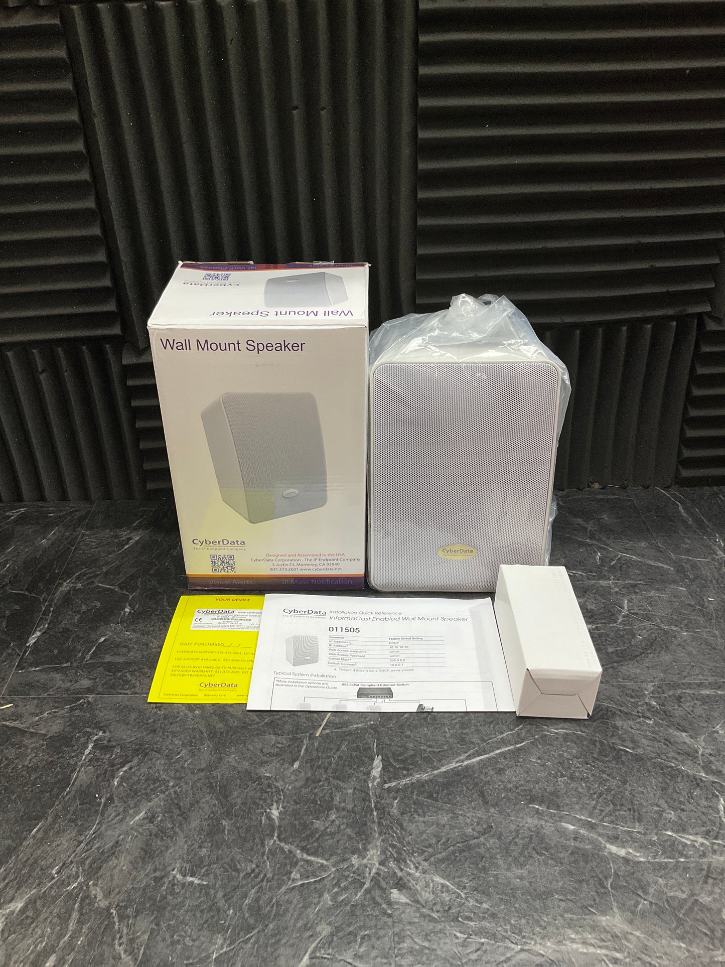 CyberData-InformaCast-Enabled-Wall-Mount-Speaker