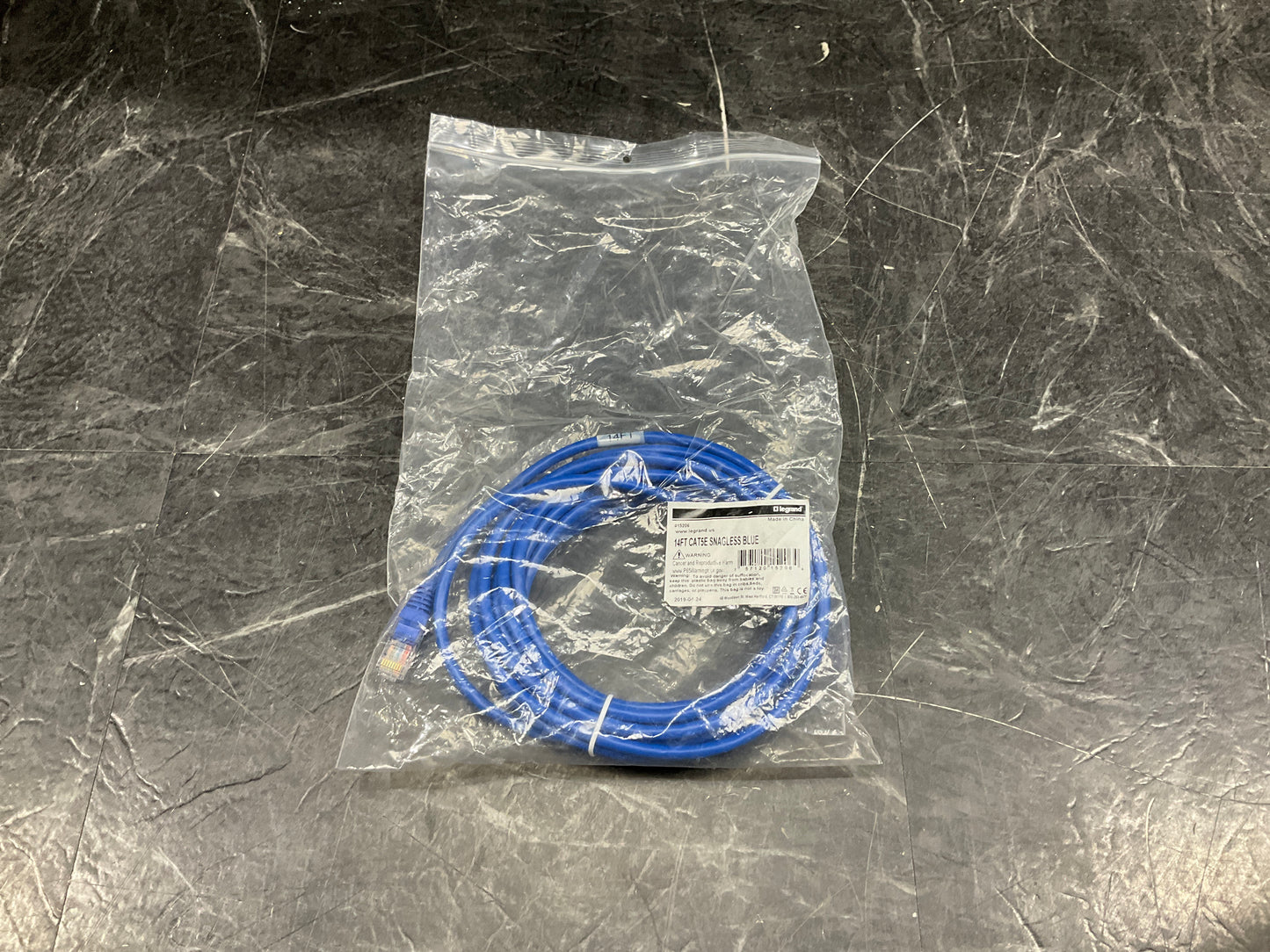 Legrand-Cat5e-Snagless-UTP-Cable--14-FT,-Blue-