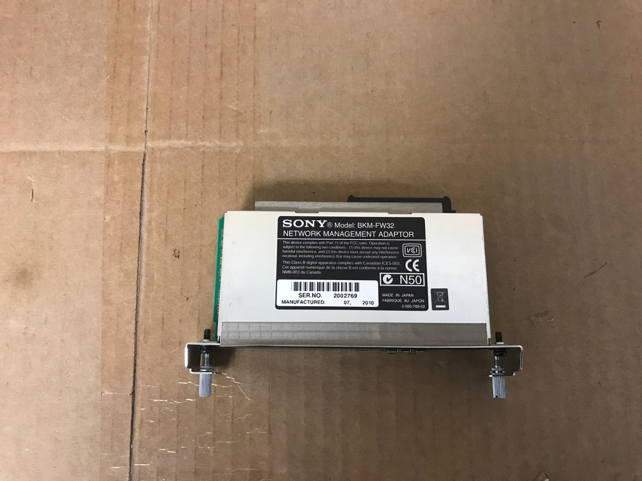 Sony-Remote-Network-Management-Adapter--FWD-42LX1-