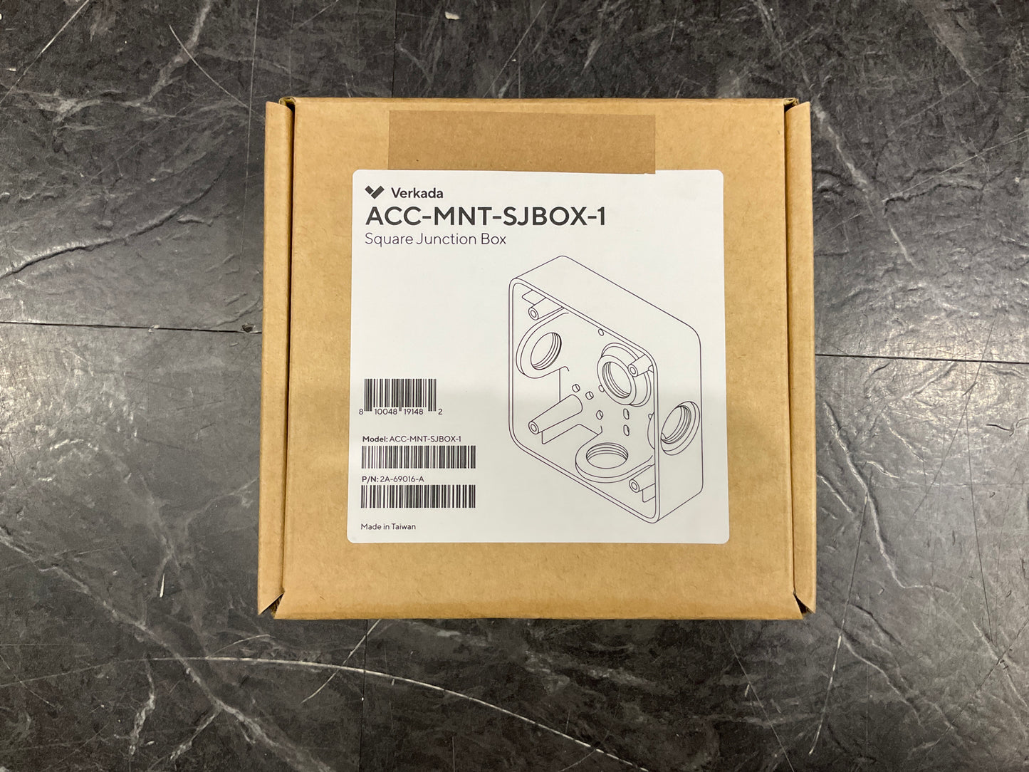 Verkada-Square-Junction-Box