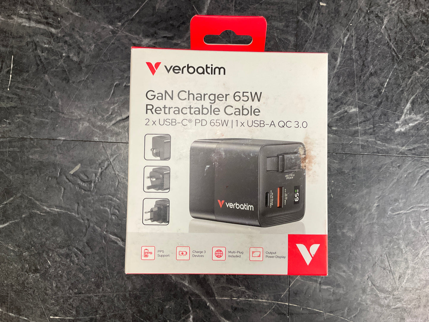 Verbatim-GaN-2-Port-Charger-