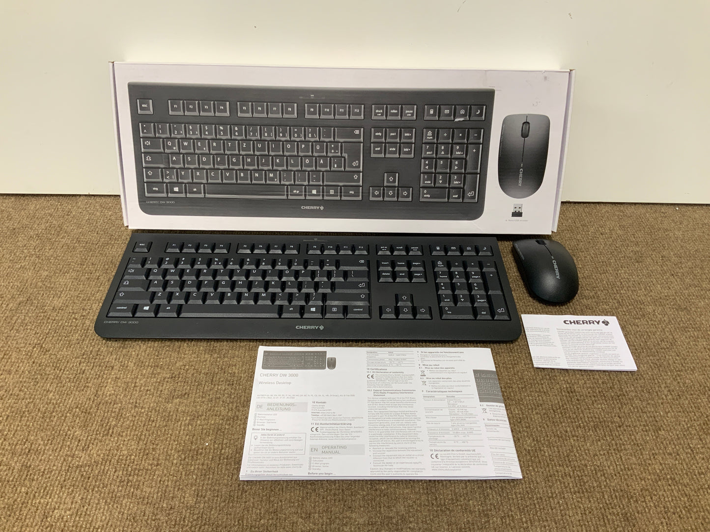 Cherry-Electrical-DW-3000-Keyboard-and-Mouse