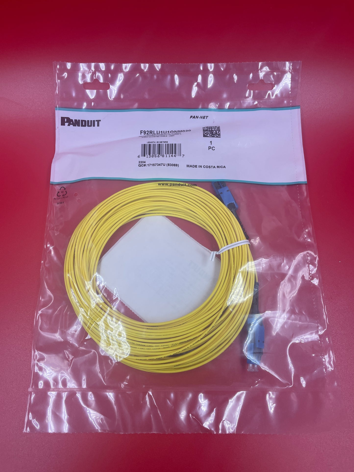 Panduit-OS2-LC-LC-Fibre-Patch-Cable--20-meters-
