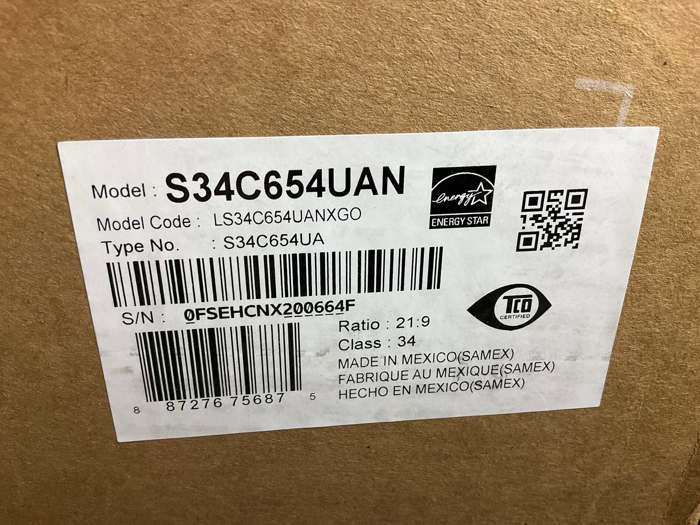 Samsung-S65UC-34--Curved-LED-LCD-Display--WQHD-