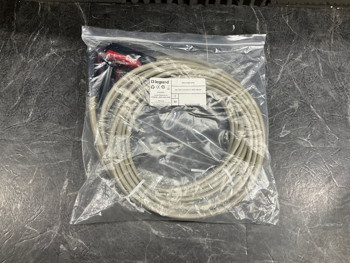 Legrand-Telco-Cable-Female-to-Female--15-,-2-Pack-