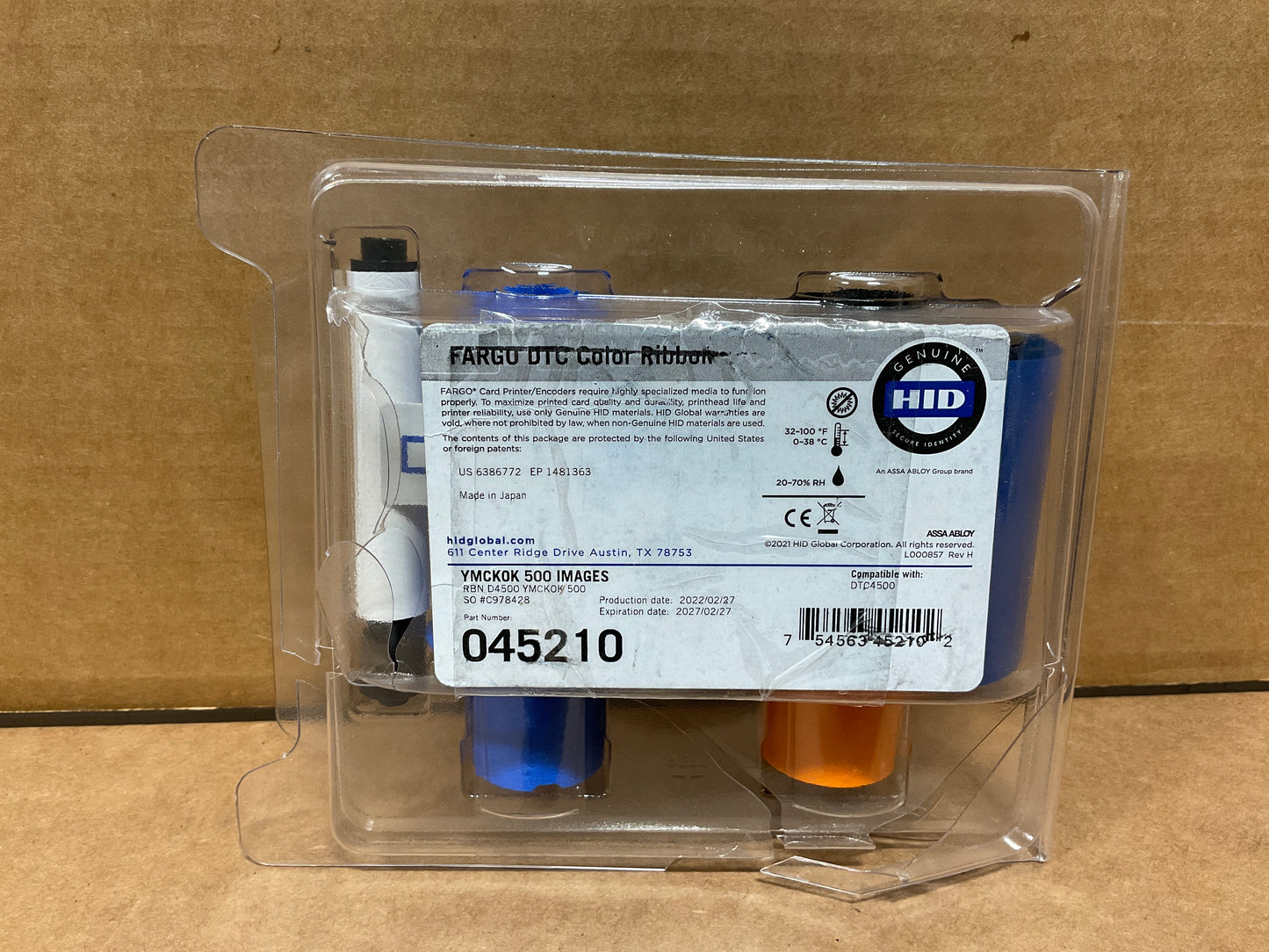 HID-Fargo-YMCKOK-Ribbon-Cartridge--DTC4500e-