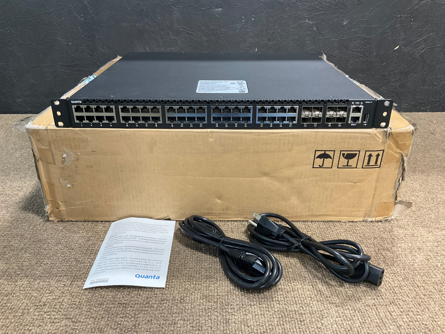 QuantaMesh-T3040-LY3-40-port-10-Gigabit---8-port-10-Gigabit-SFP-Switch