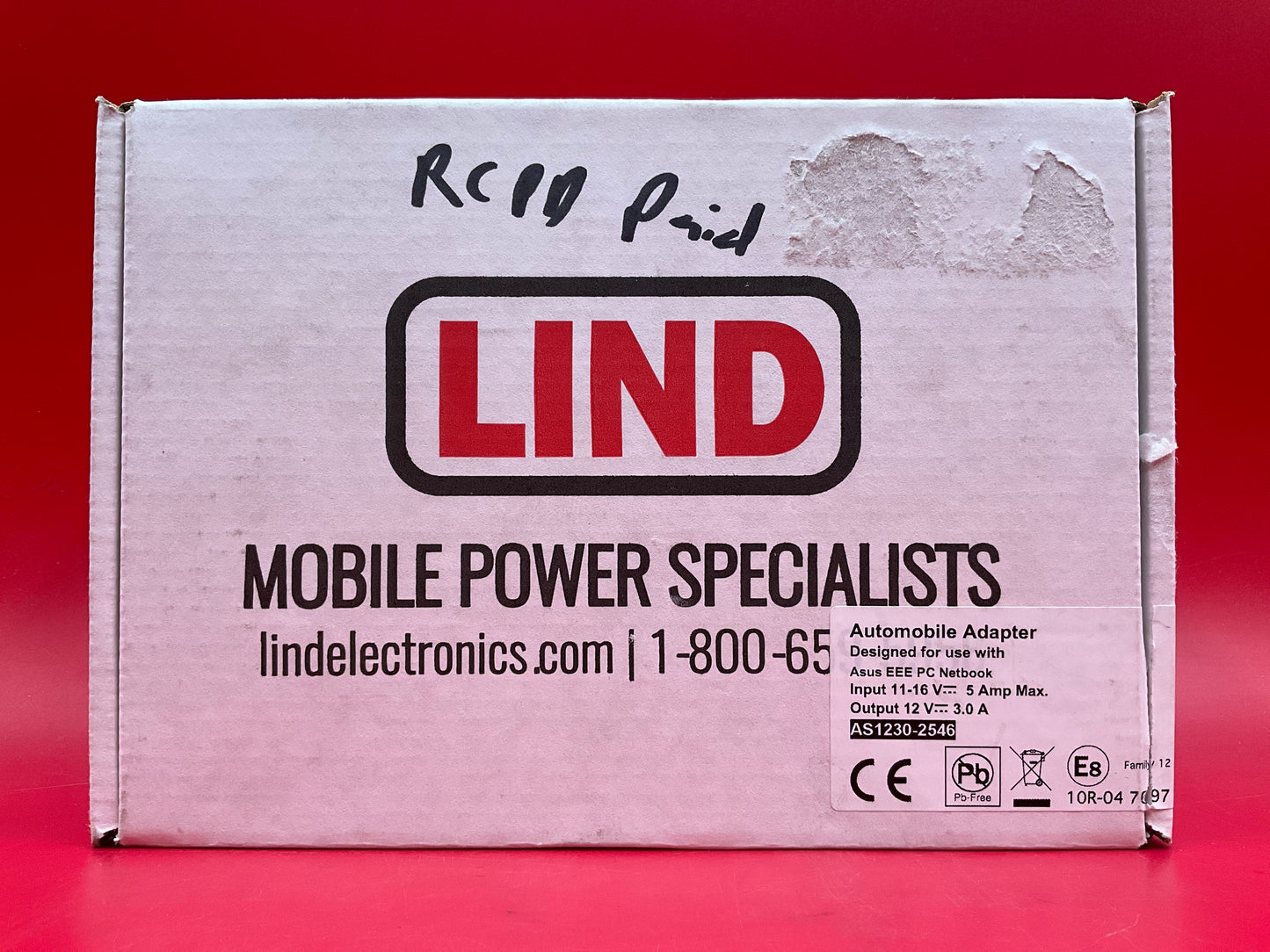 Lind-Auto-DC-Adapter--Asus-Eee-PC-