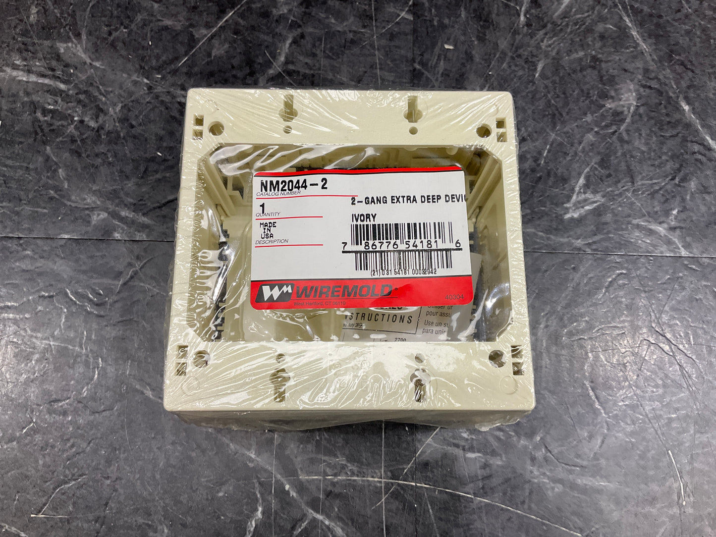 Legrand-WireMold-Extra-Deep-2-Gang-Box-Fitting