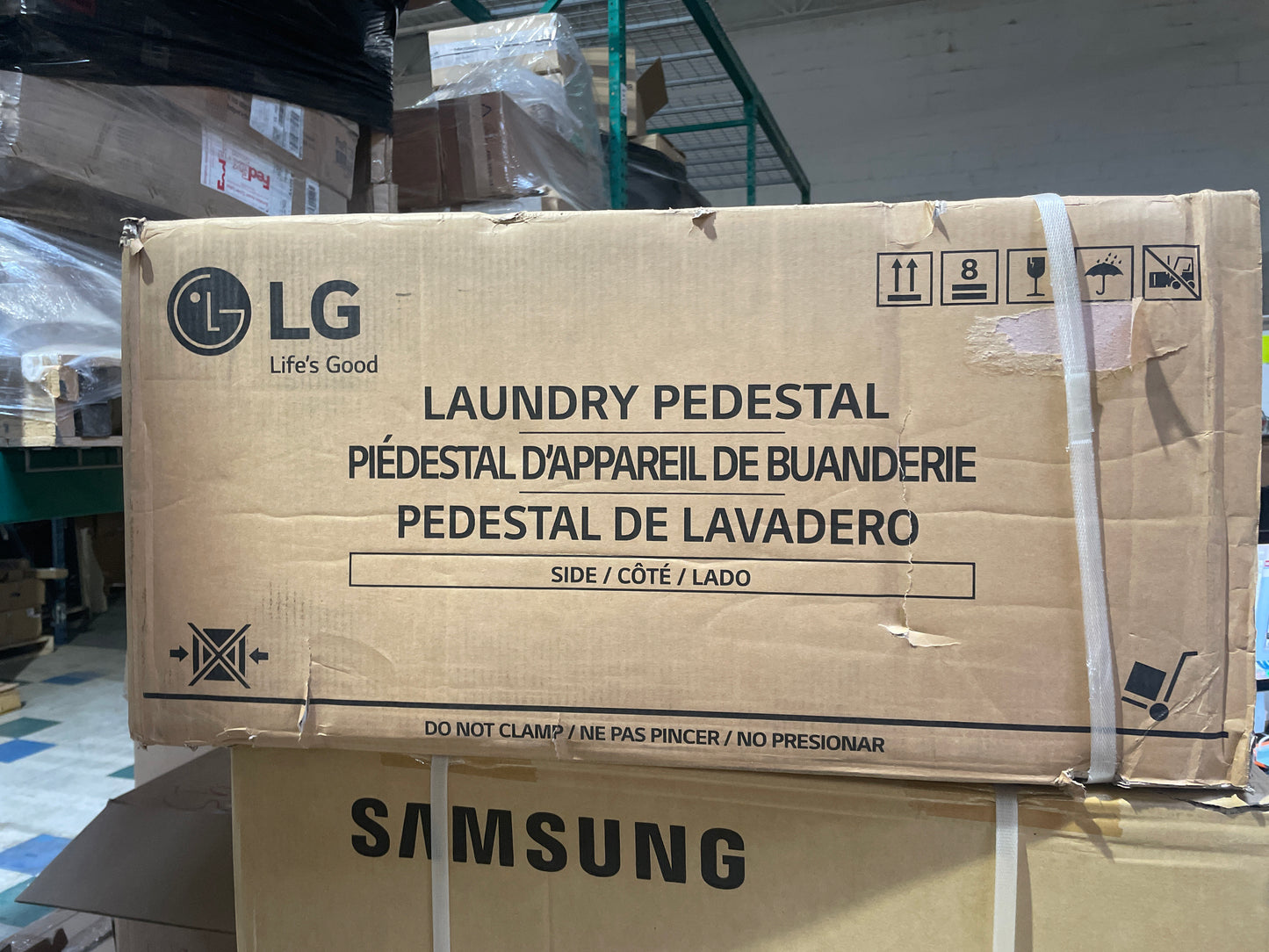 LG-Pedestal--stainless-steel-