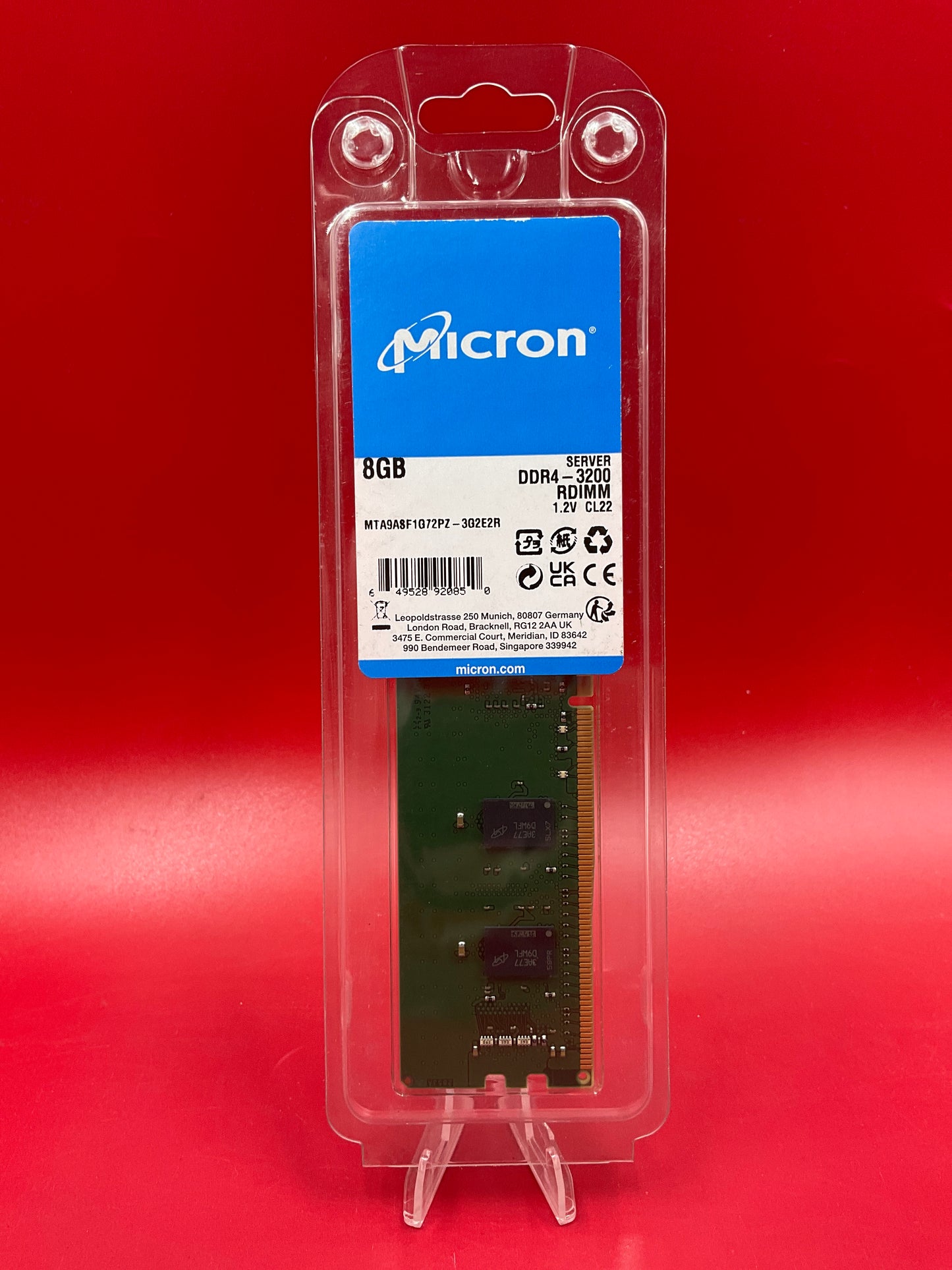 Micron-8GB-PC4-25600-ECC-DDR4-SDRAM-DIMM
