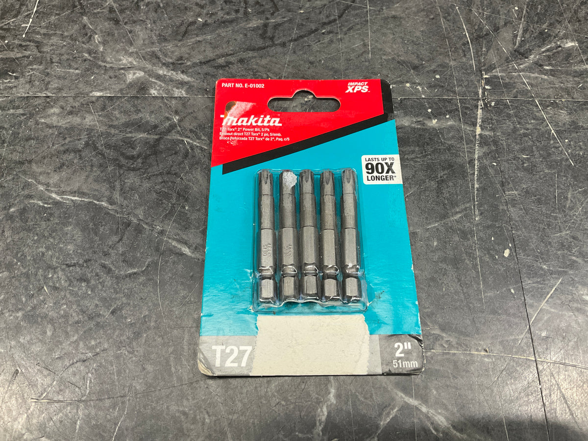 Makita-T27-Torx-2”-Power-Bit--5-Pack-