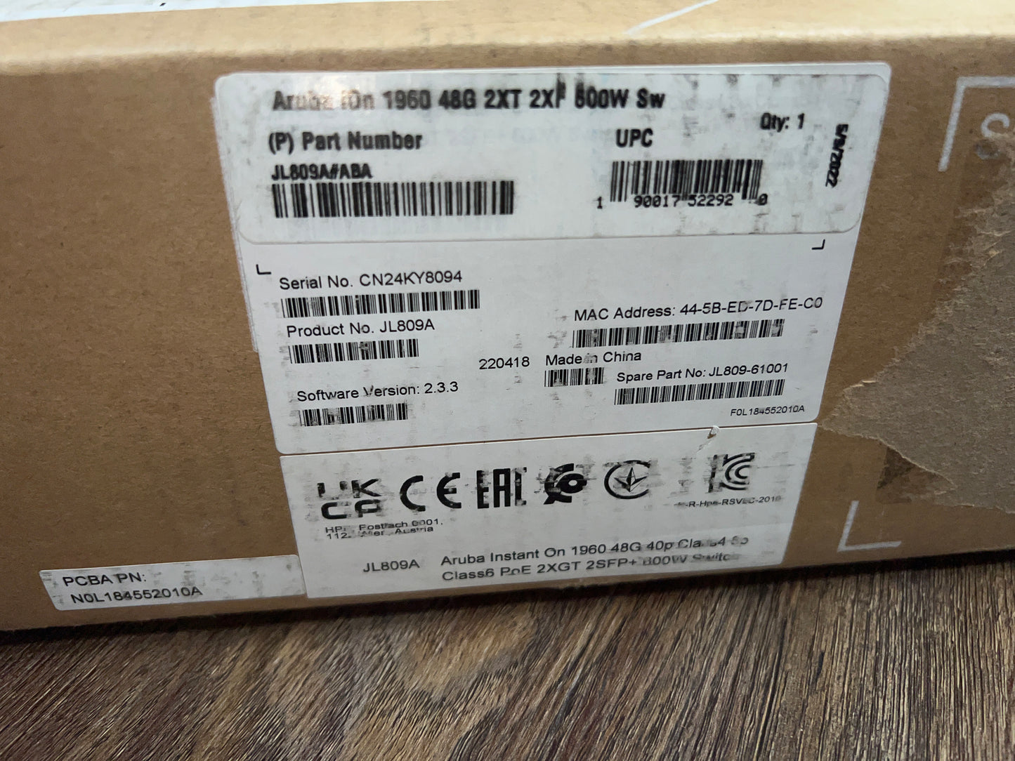 HPE-Aruba-Instant-On-1960-48-port-10-100-1000-PoE--Switch