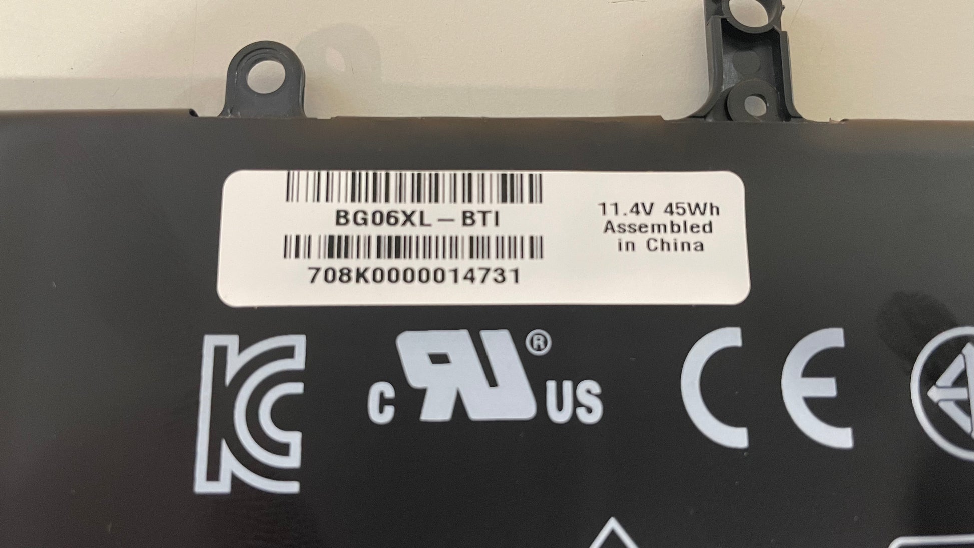 BTI-HP-BG06XL-3-Cell-Li-Ion-Battery
