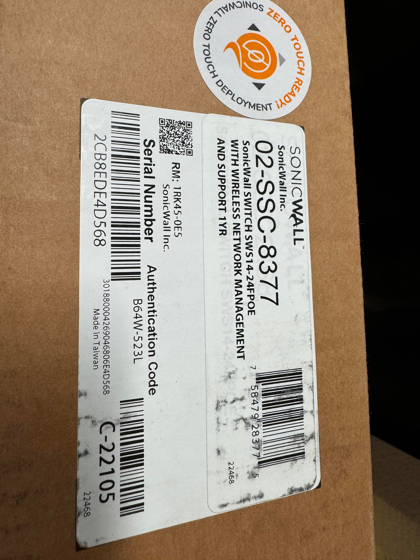 SonicWall-Switch-24-port-Gigabit-PoE--Switch