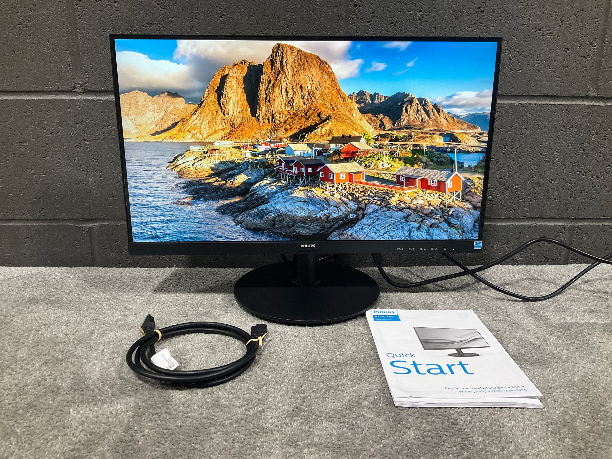 Philips-22--LED-LCD-Monitor--1080p-