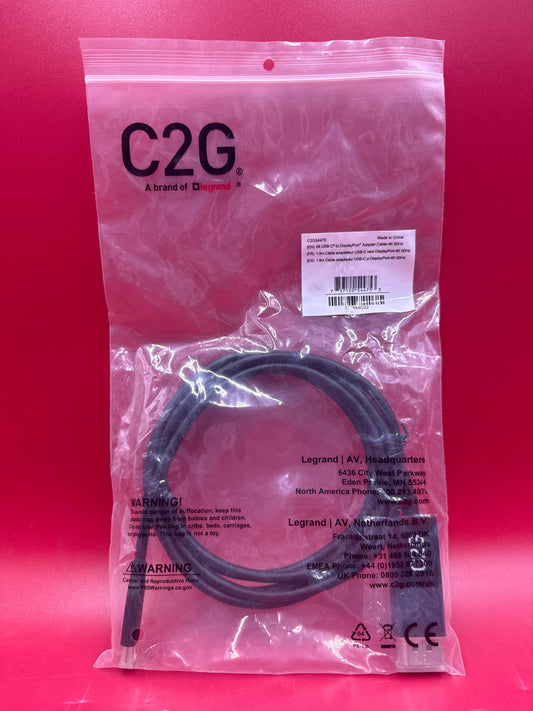 C2G-6ft-4K-USB-C-to-DisplayPort-Adapter-Cable-