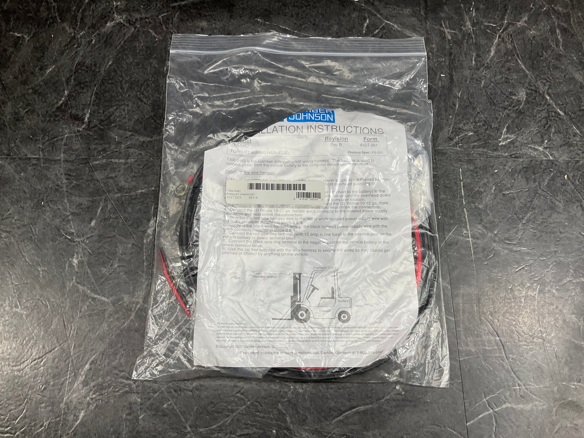 Gamber-Johnson-Forklift-Wiring-Kit