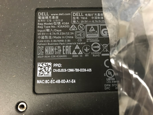Dell-Thunderbolt-TB16-Dock--180-watt-