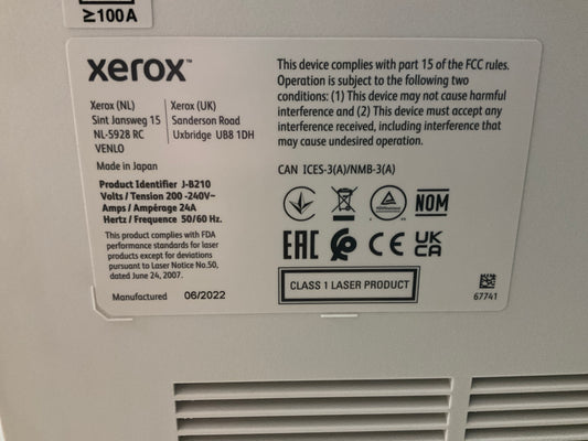 Xerox-Left-Module--VR4100-IOT-MFP-