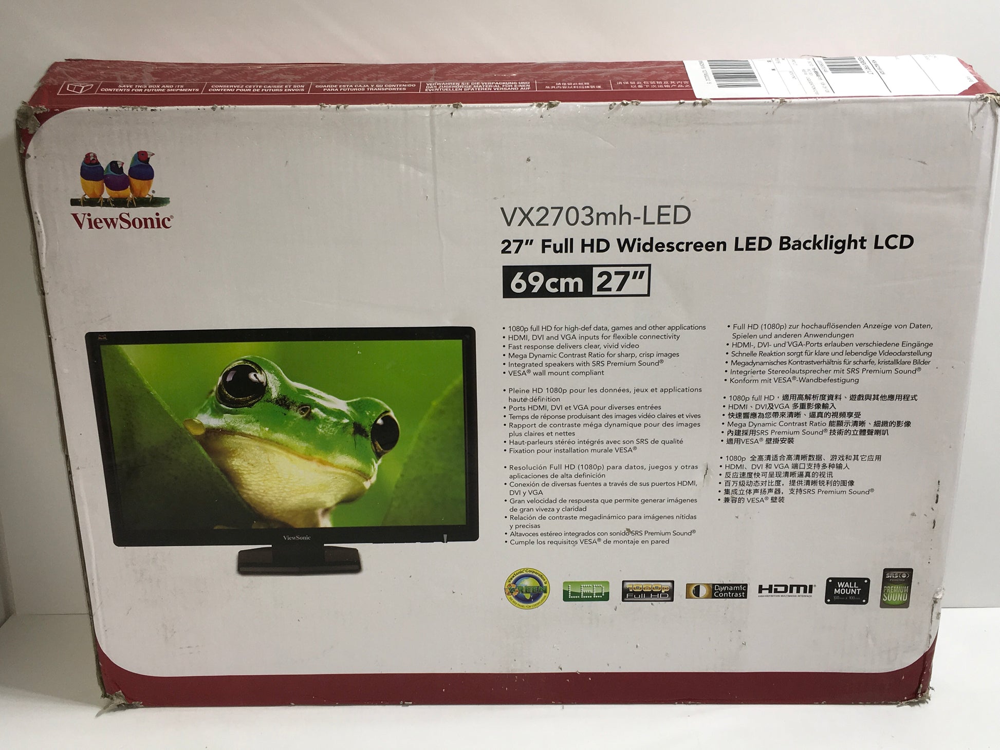 Viewsonic-VX2703MH-27--LED-LCD-Monitor