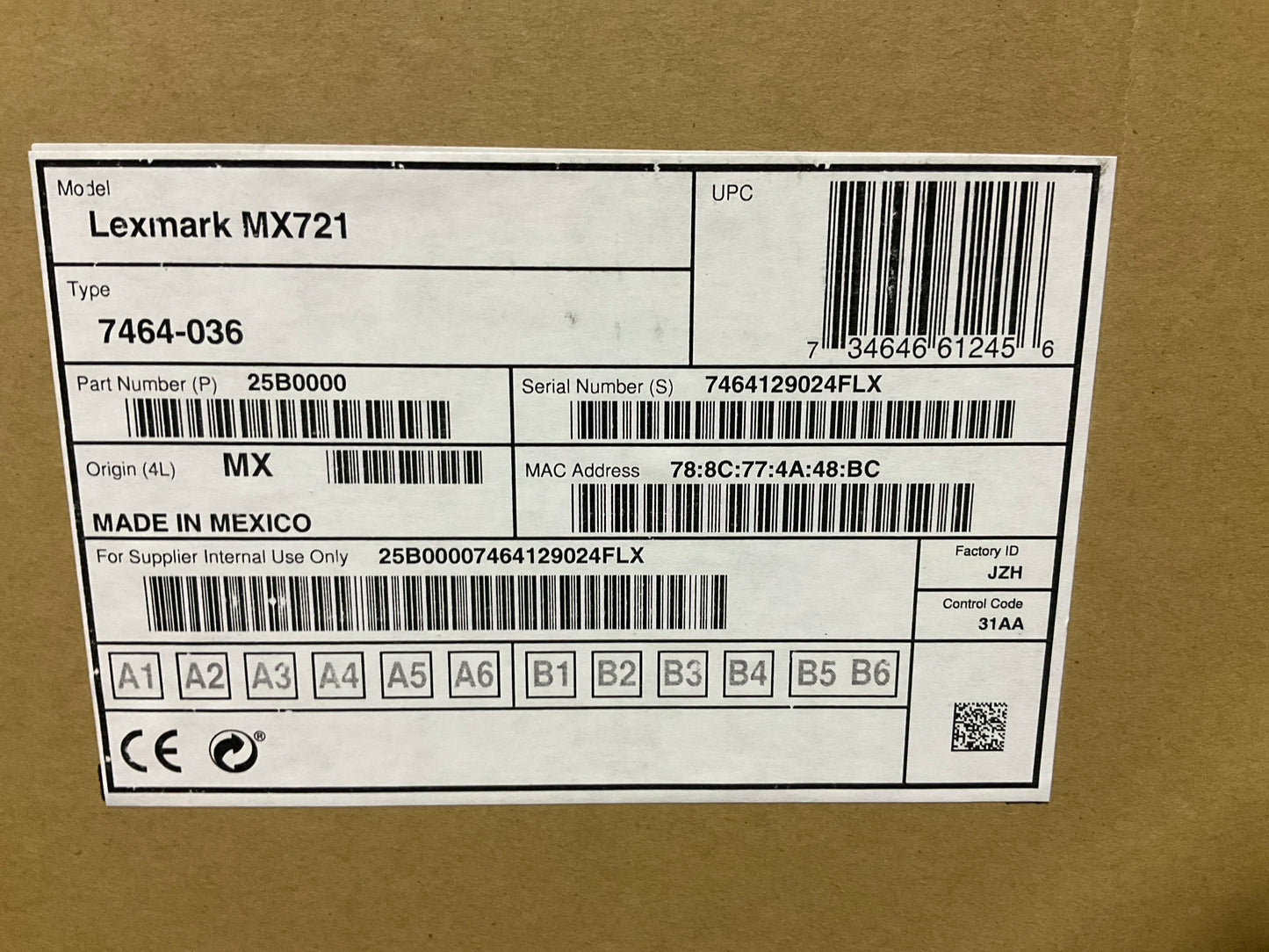 Lexmark-MX721ade-MFP-Laser-Printer