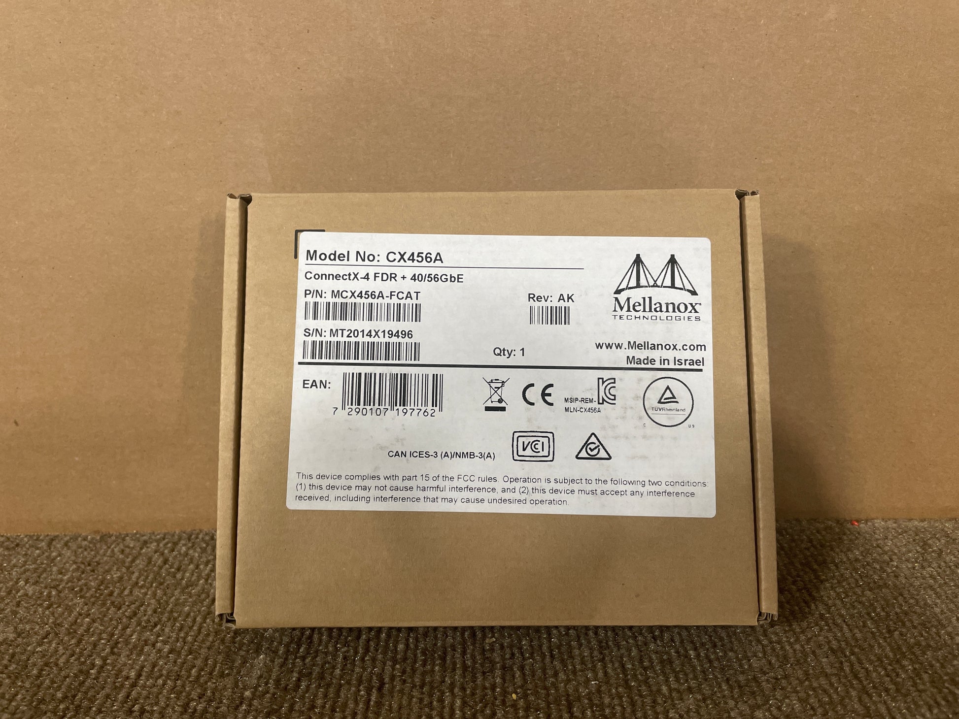 Mellanox-ConnectX-4-VPI-Dual-Port-40-56-Gigabit-QSFP28-PCI-E3x8-Card