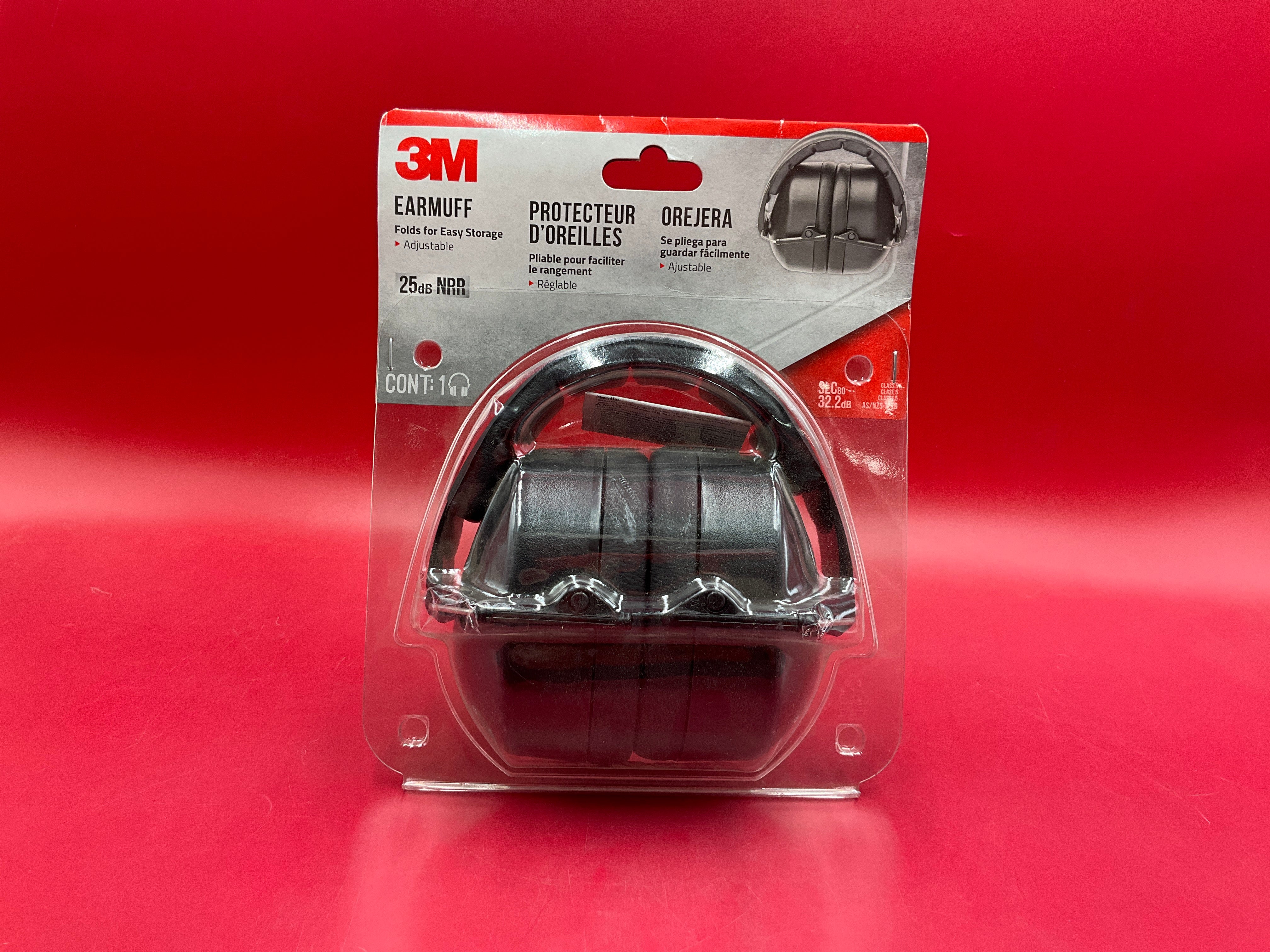 3M FOLDING EARMUFF, 90563H1-DC, BLACK – Bstock