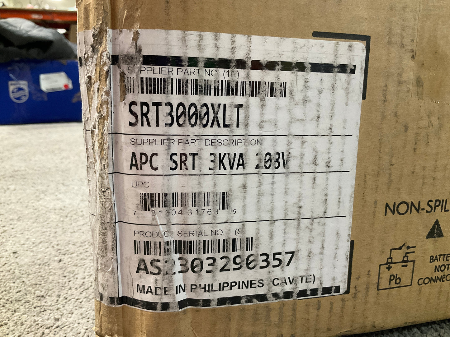 APC-SmartUPS-SRT-3000VA-RM--208v----Step-Down-Transformer