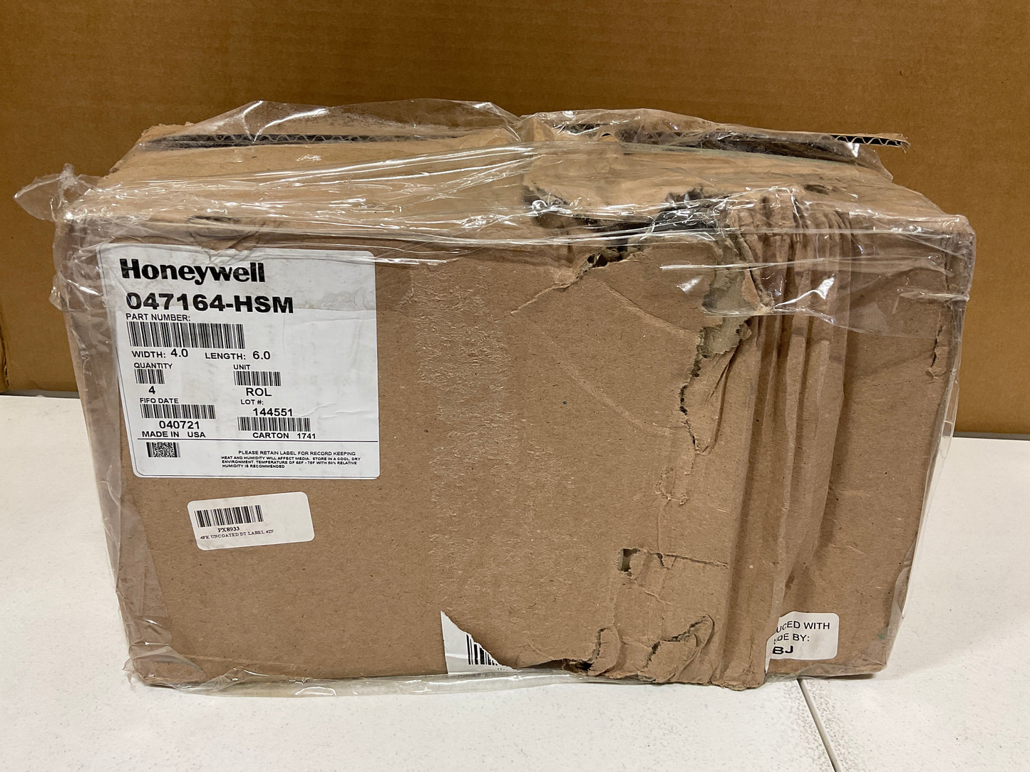Honeywell-Duratran-II-Thermal-Labels--4-x6-----1000-per-roll--4-pack-