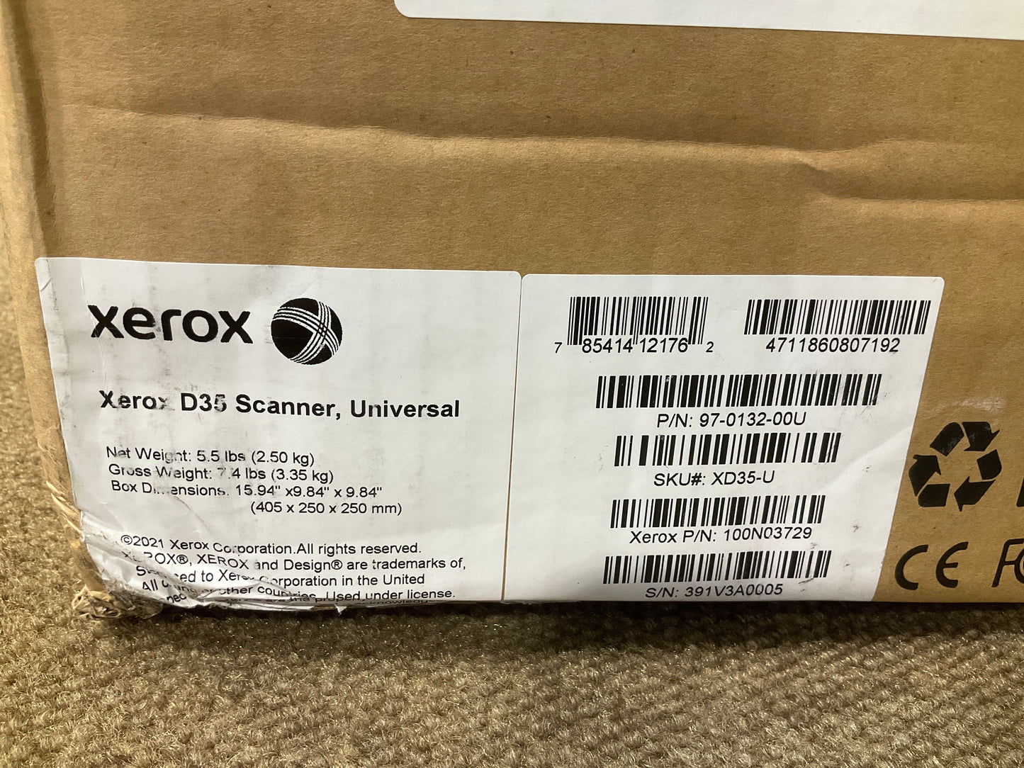 Xerox-D35-USB2-Document-Scanner