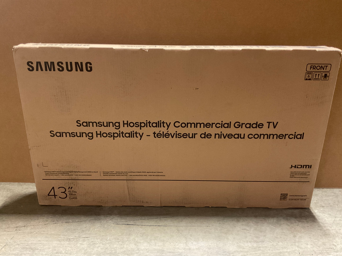 Samsung-NT678U-43--LED-LCD-Hospitality-TV--4K-