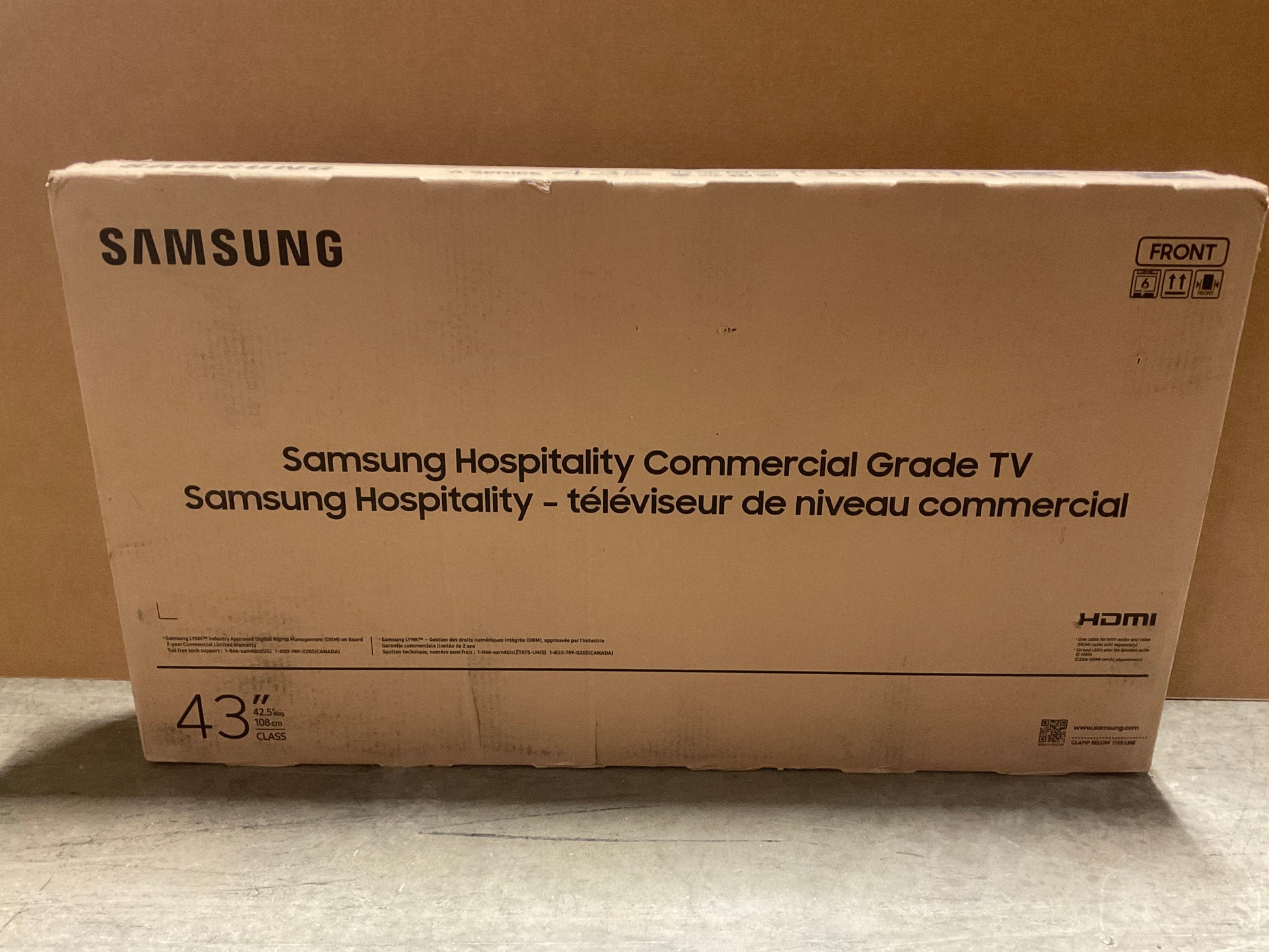 Samsung-NT678U-43--LED-LCD-Hospitality-TV--4K-