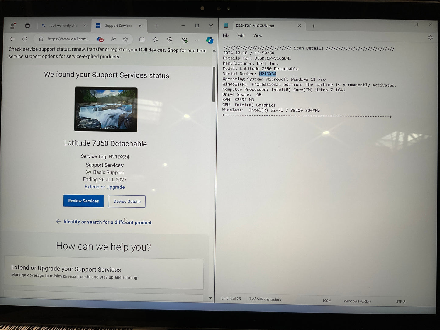 Dell-Latitude-7350-Detachable-U7-164U-32GB-512GB-BT5-4-WiFi7-13-3QT-W11P