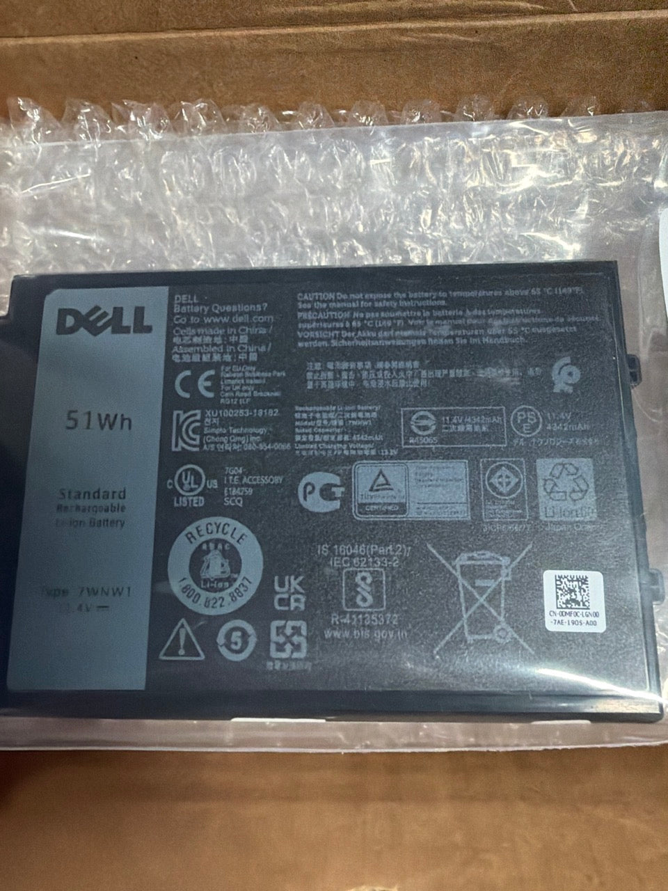 Dell-3-Cell-Li-Ion-Battery--Latitude-14-Rugged-Extreme-5430-7330-