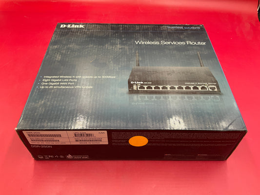D-Link-802-11n-Wireless-LAN-Access-Point---8-port-Gigabit-Switch---Cable-DSL-Router