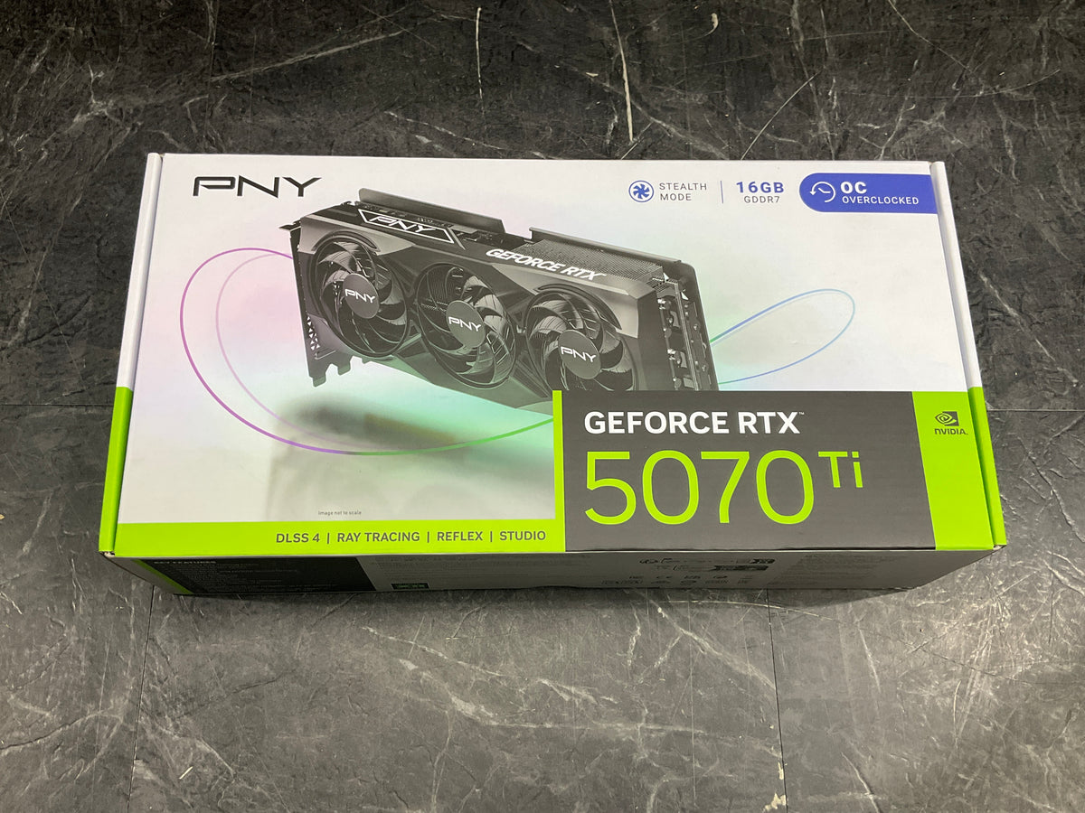 PNY-GeForce-RTX-5070-Ti-Triple-Fan-16GB-DDR6X-HDMI-DP-PCI-E4x16-Video-Card