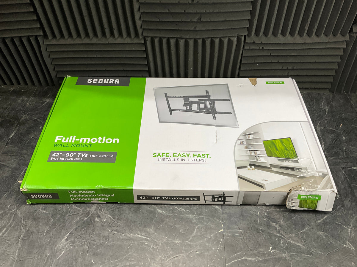 Secura-Full-Motion-Flat-Panel-TV-Wall-Mount--42--90--