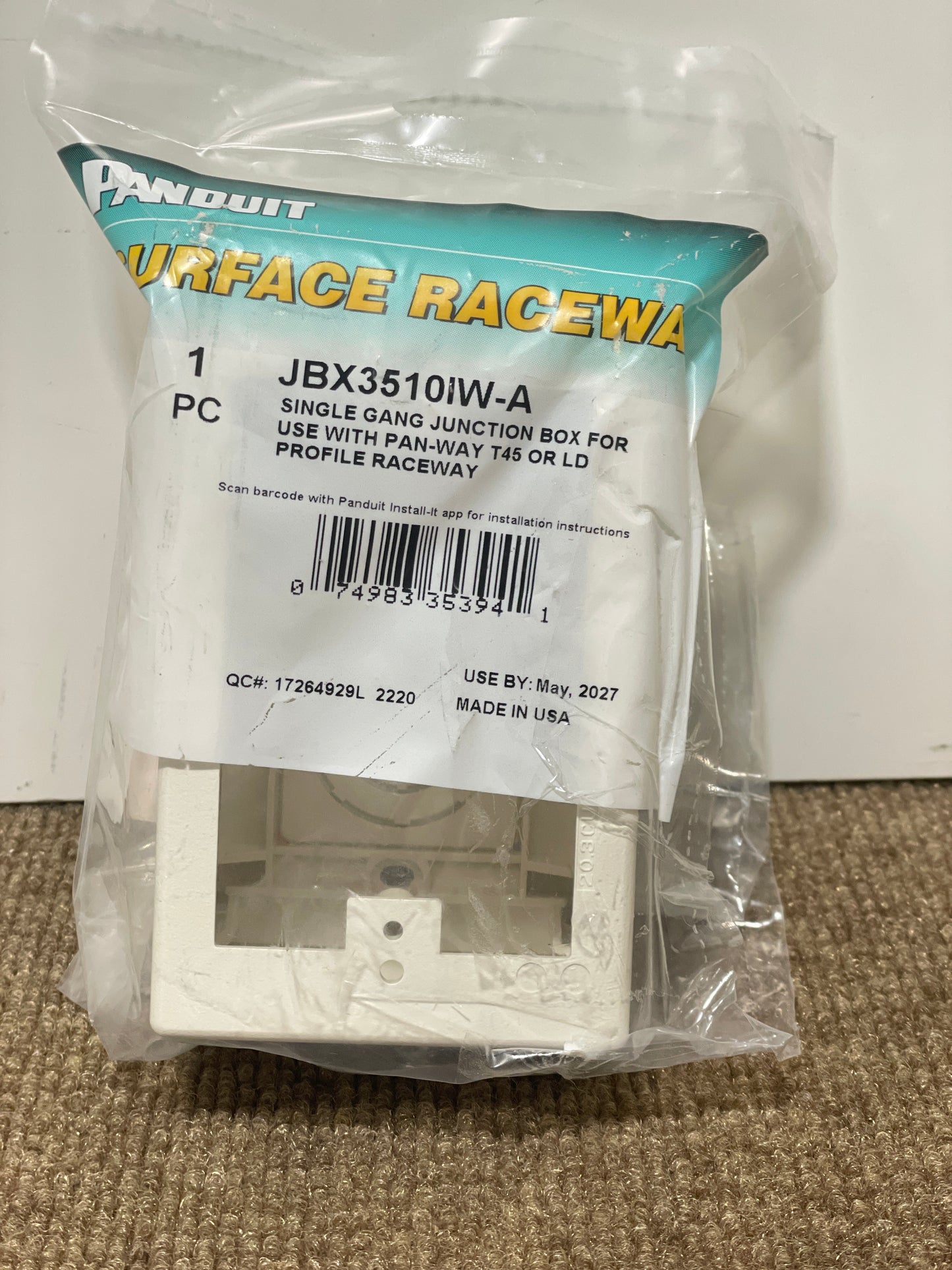 Panduit-Single-Gang-Box