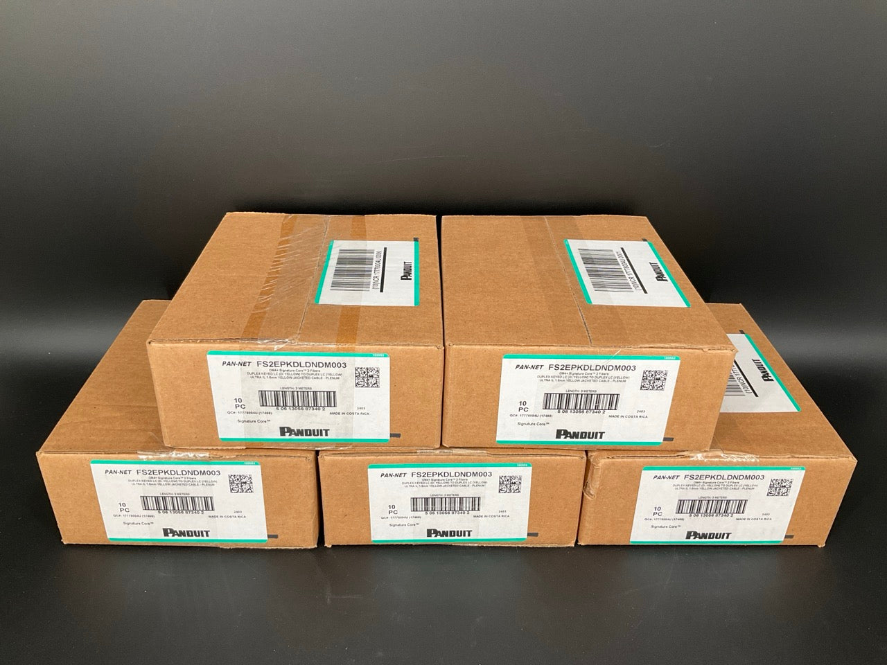 Panduit-Opti-Core-Fiber-Optic-MMF-OM4-Patch-Cable--3-meter---yellow-
