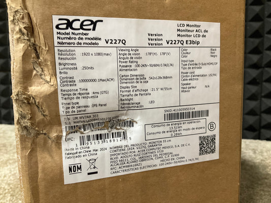 Acer-V227Q-E3bip-21-5--LED-LCD-Monitor--1080p-