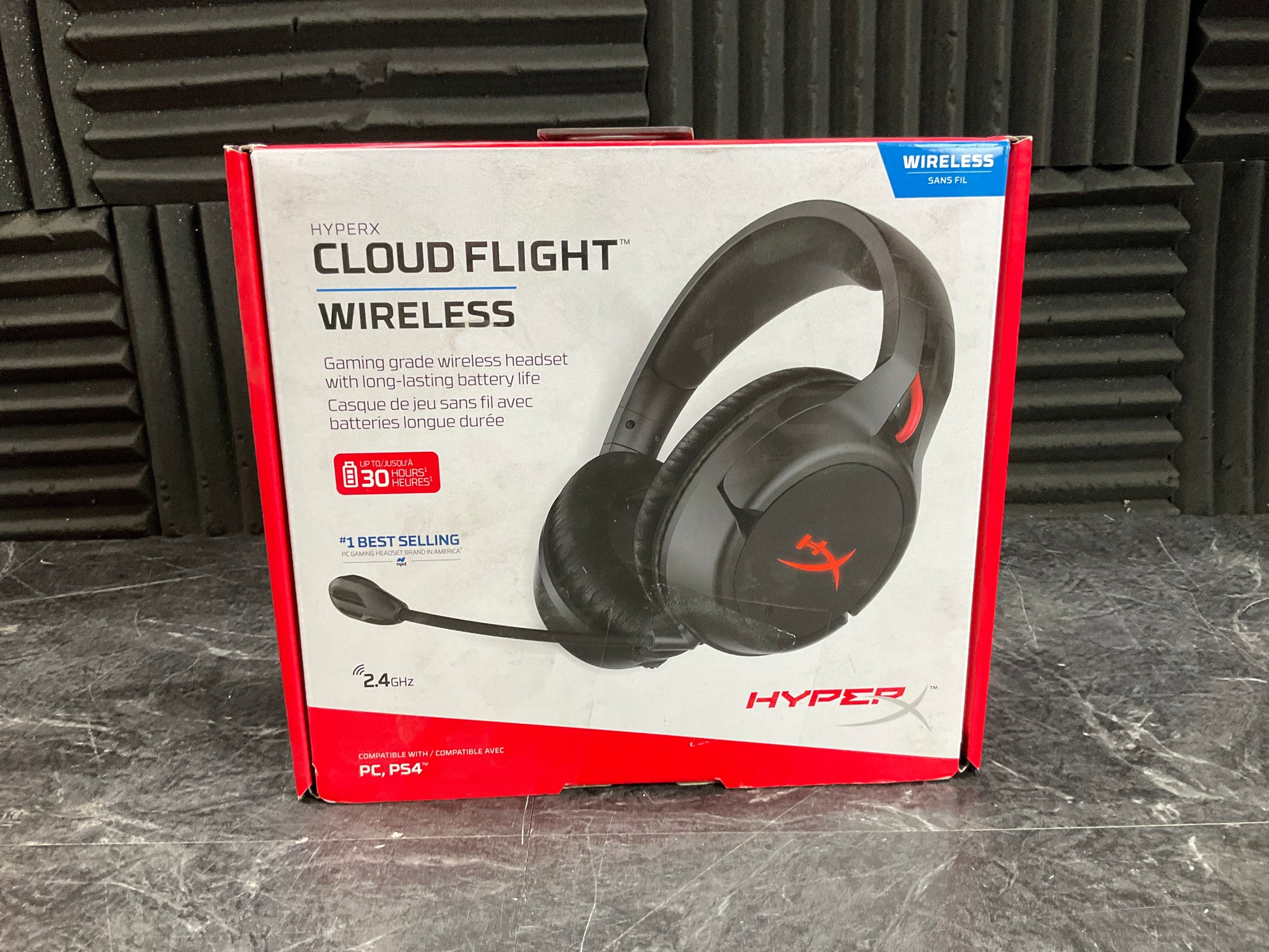 HYPERX CLOUD FLIGHT WRLS GAMING Bstock