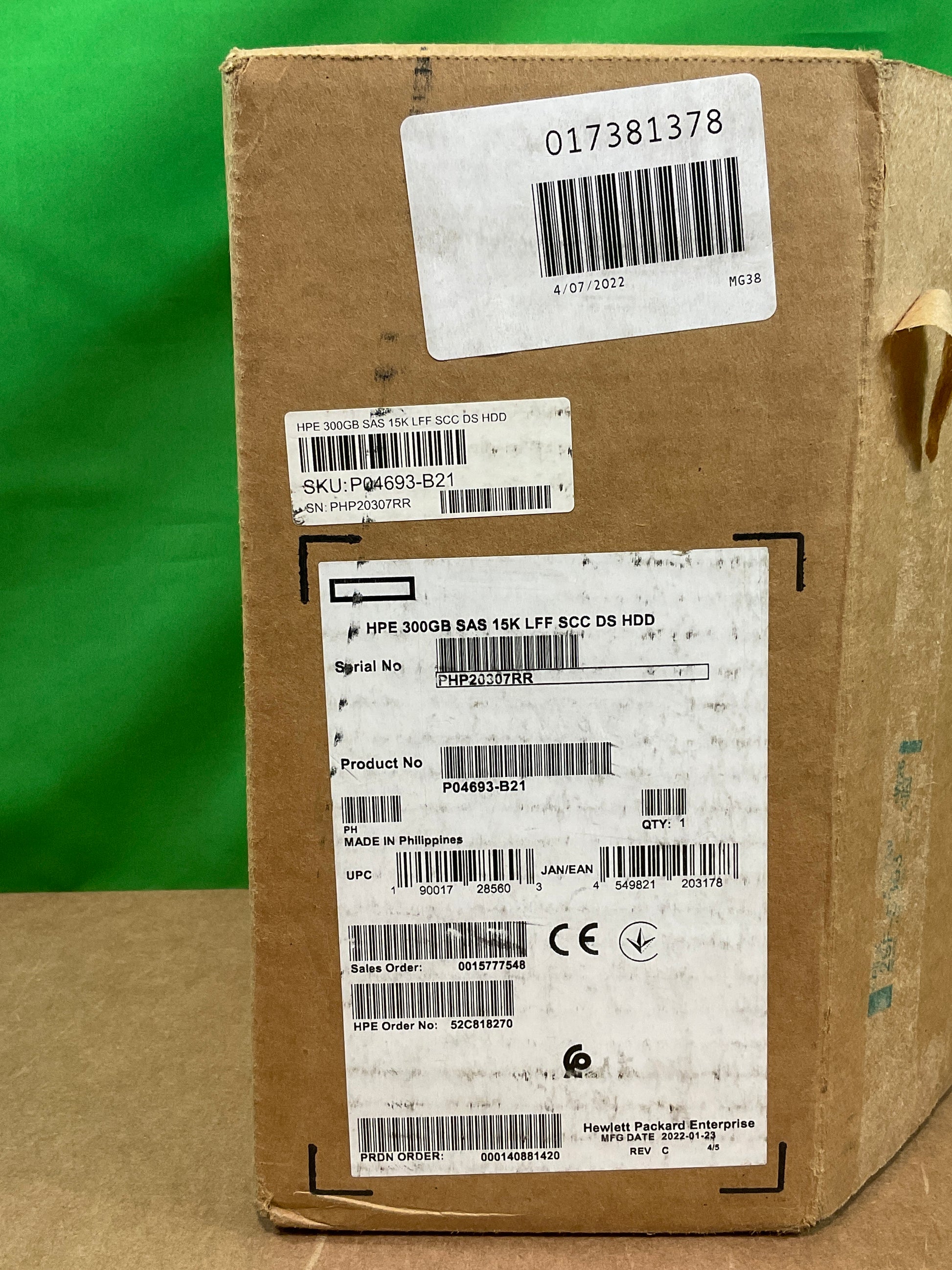 HPE-300GB-SAS3-15000-rpm-Hard-Drive--Gen10-LFF-Hot-Swap-
