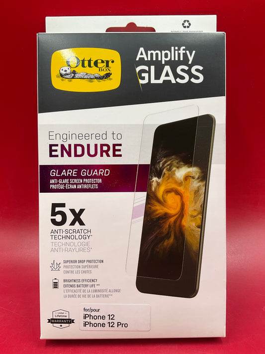 Otterbox-Alpha-Glass-Screen-Protector--Apple-iPhone-12---amplify-glare-guard-